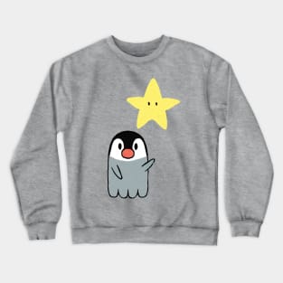 Pengu and his star balloon Crewneck Sweatshirt